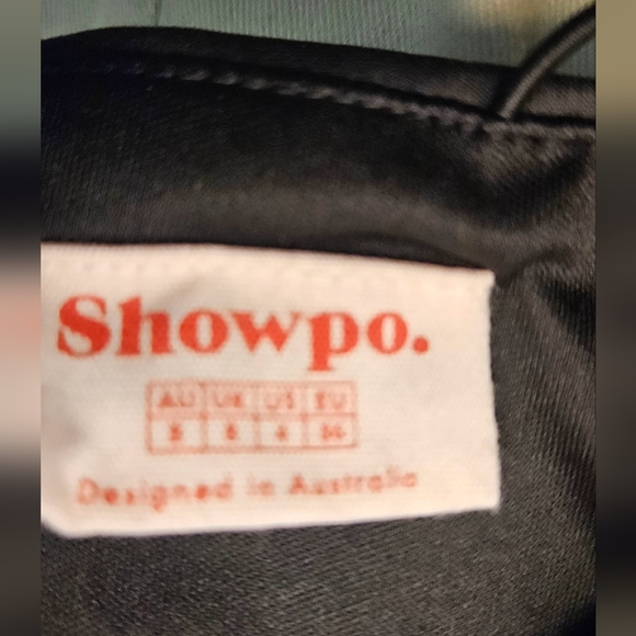 SHOWPO Big Ideas Midi Dress In Black. Size 4 NWT - Picture 14 of 15